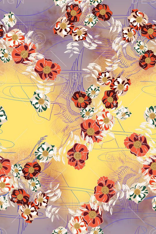 扎染华亿平台印花华亿平台图片