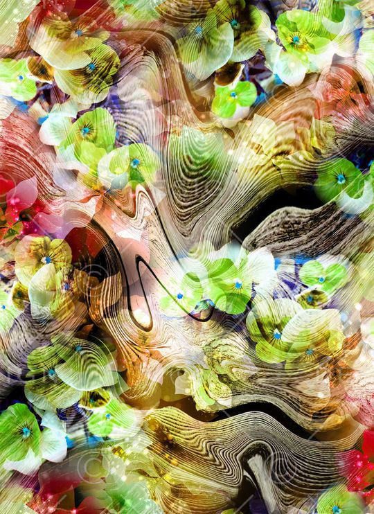 条装波纹印花华亿平台图片