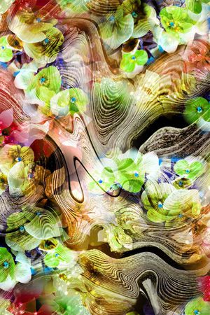 条装波纹印花华亿平台图片