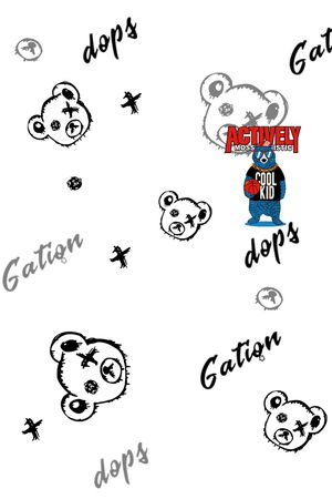 字母印花华亿平台图片