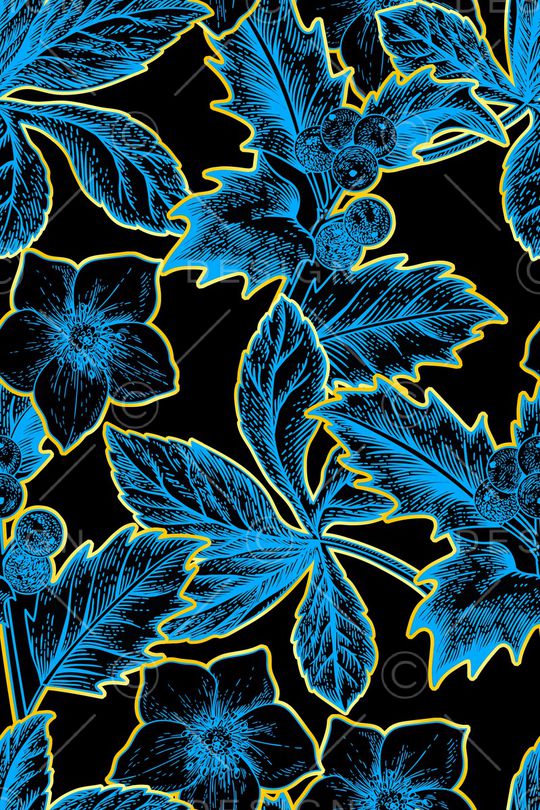 植物印花华亿平台图片