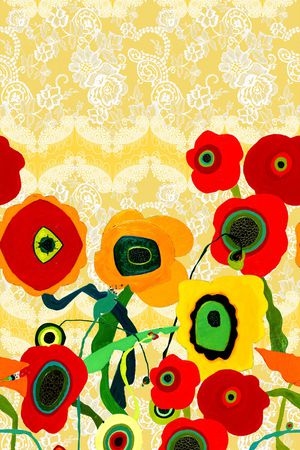 定位花印花华亿平台图片