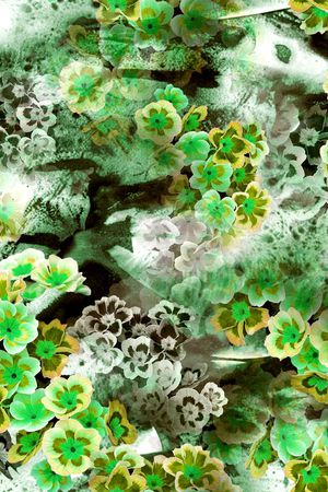 水墨印花华亿平台图片