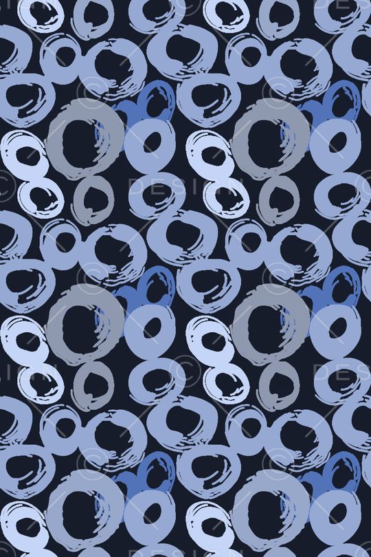 黑底花卉印花华亿平台图片