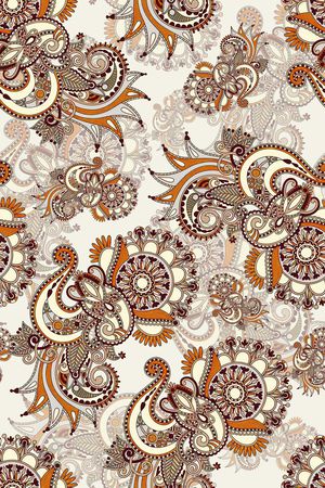 民族花卉印花华亿平台图片