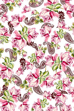 水彩印花华亿平台图片