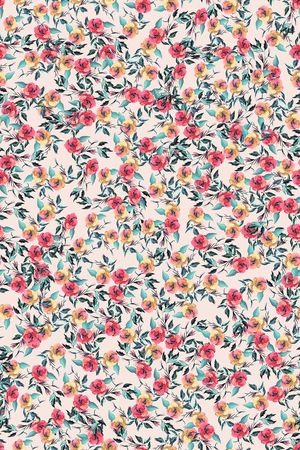 连衣裙印花华亿平台图片