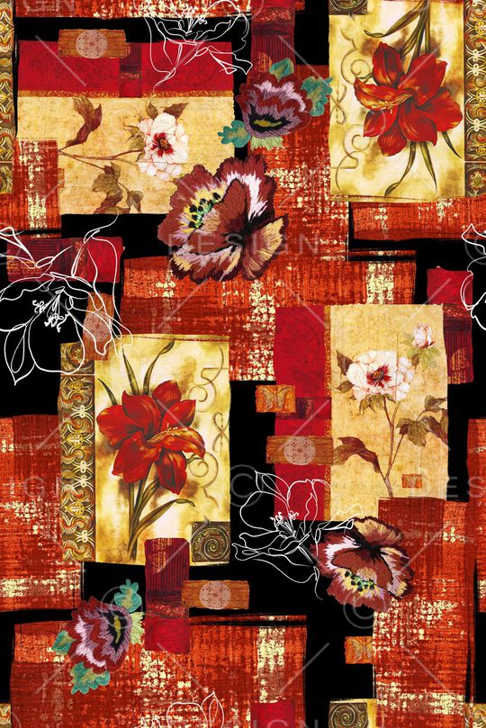 民族风印花华亿平台图片