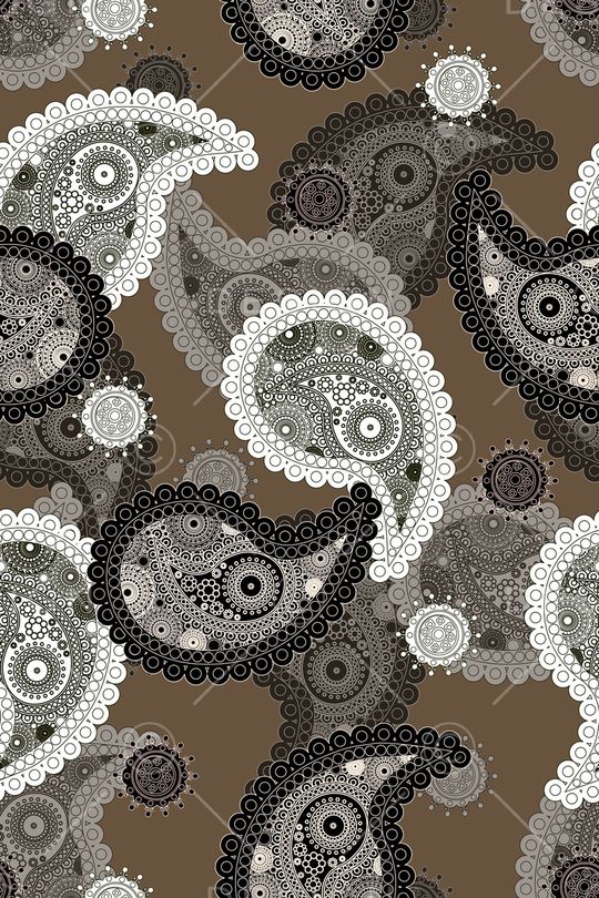 佩斯利印花华亿平台图片