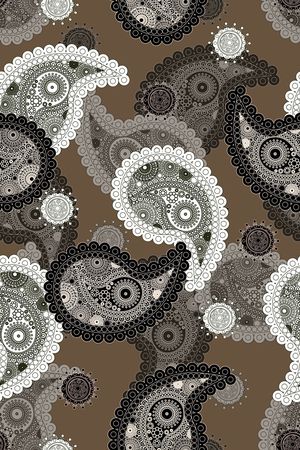 佩斯利印花华亿平台图片