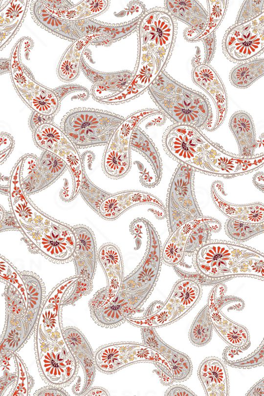 佩斯利印花华亿平台图片