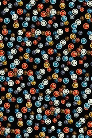 圆形印花华亿平台图片