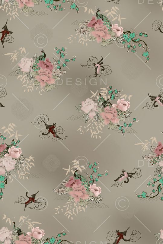 抽象印花华亿平台图片