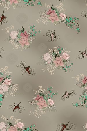 抽象印花华亿平台图片