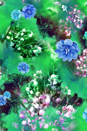 清新印花华亿平台图片