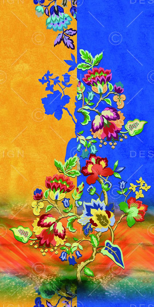 连衣裙印花华亿平台图片