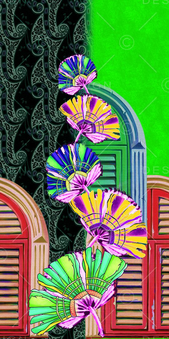 连衣裙印花华亿平台图片