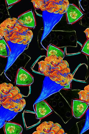 绿植树叶印花华亿平台图片