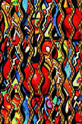 条纹印花华亿平台图片