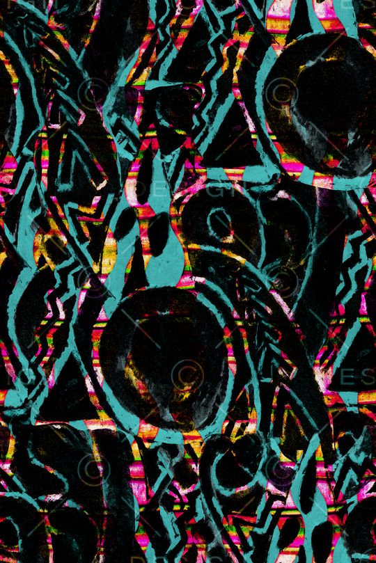 几何印花华亿平台图片