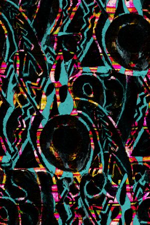 几何印花华亿平台图片