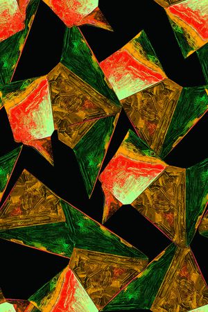 几何印花华亿平台图片