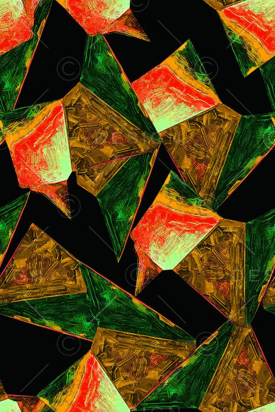 几何印花华亿平台图片