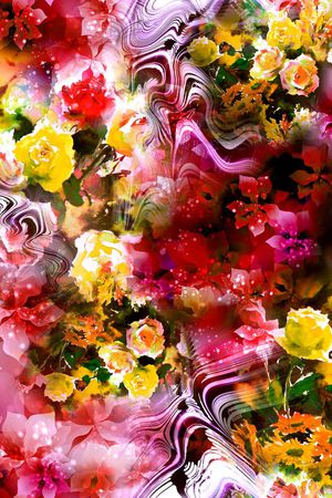 彩色印花华亿平台图片