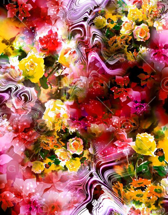 彩色印花华亿平台图片