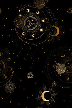 黑底花卉印花华亿平台图片