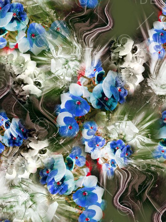 迷幻抽象背景印花华亿平台图片