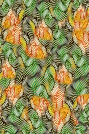 几何印花华亿平台图片