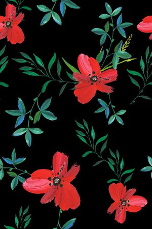 连衣裙印花华亿平台图片