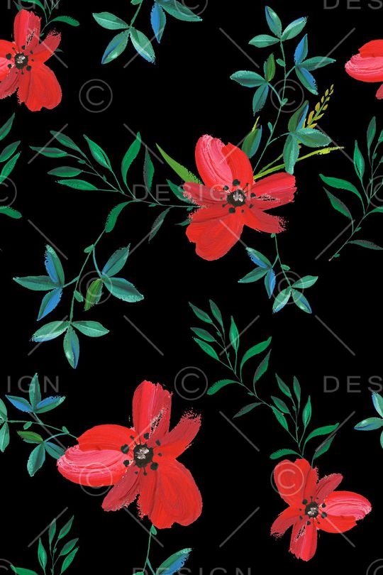 连衣裙印花华亿平台图片