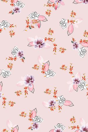 连衣裙印花华亿平台图片