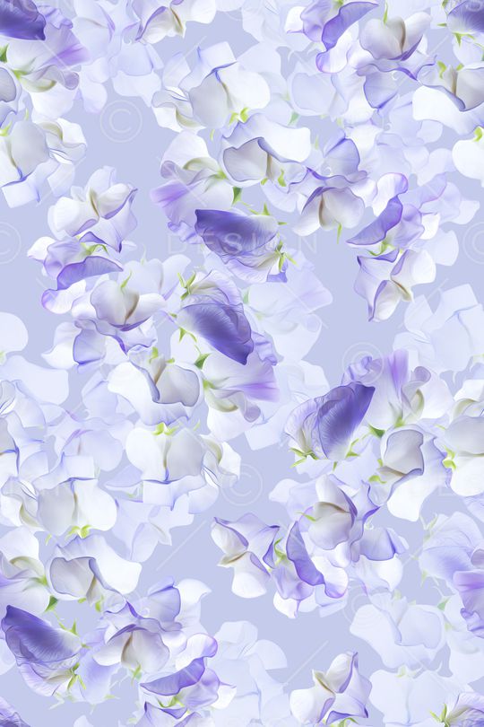 抽象花卉印花华亿平台图片