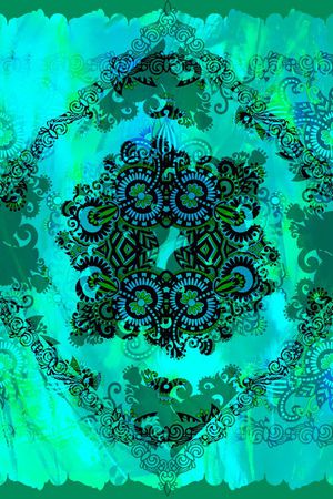 方巾印花华亿平台图片