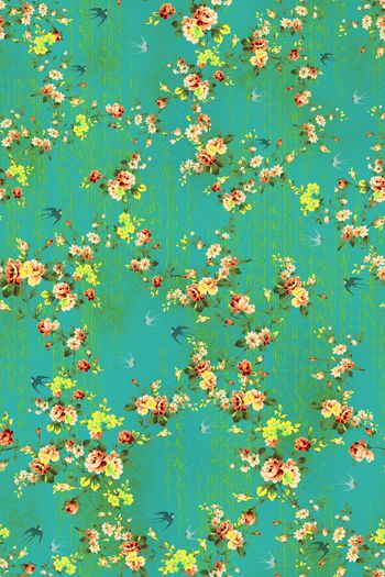 动物花卉印花华亿平台图片