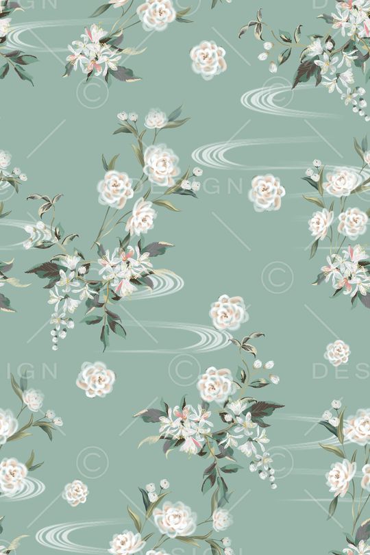 绿植树叶印花华亿平台图片