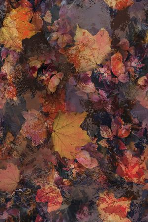 绿植树叶印花华亿平台图片