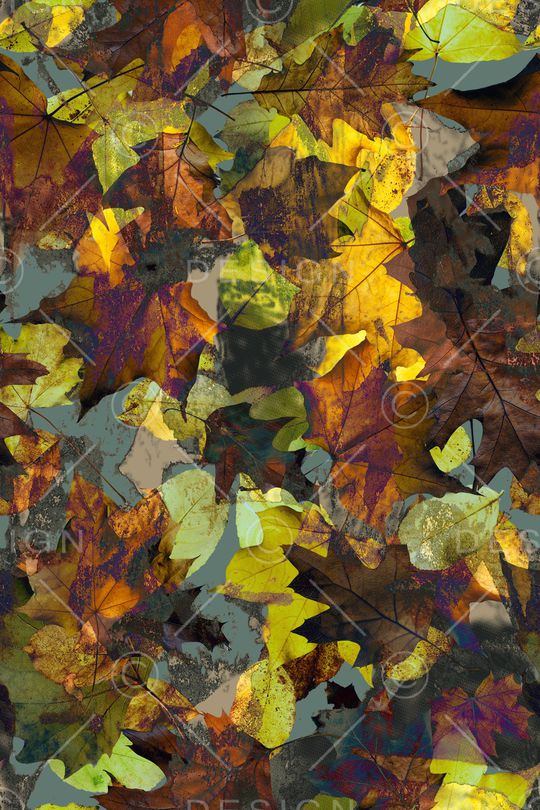 绿植树叶印花华亿平台图片