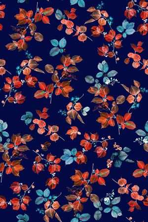 绿植树叶印花华亿平台图片