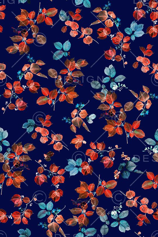 绿植树叶印花华亿平台图片