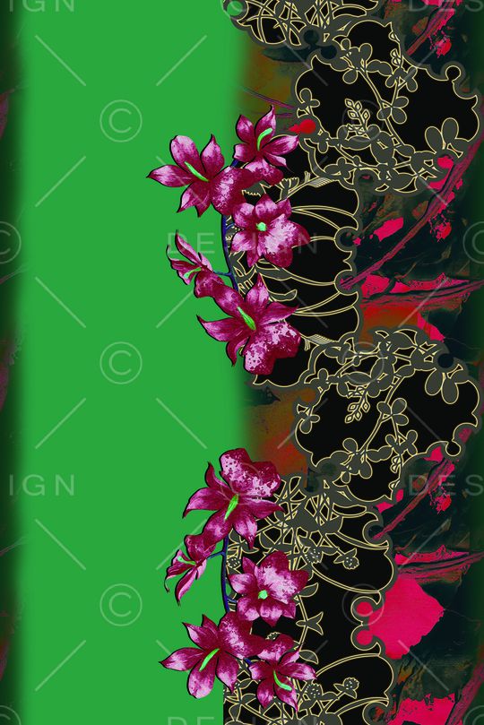 绿植树叶印花华亿平台图片