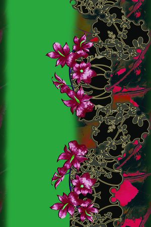 绿植树叶印花华亿平台图片