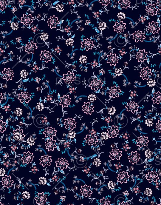 绿植树叶印花华亿平台图片