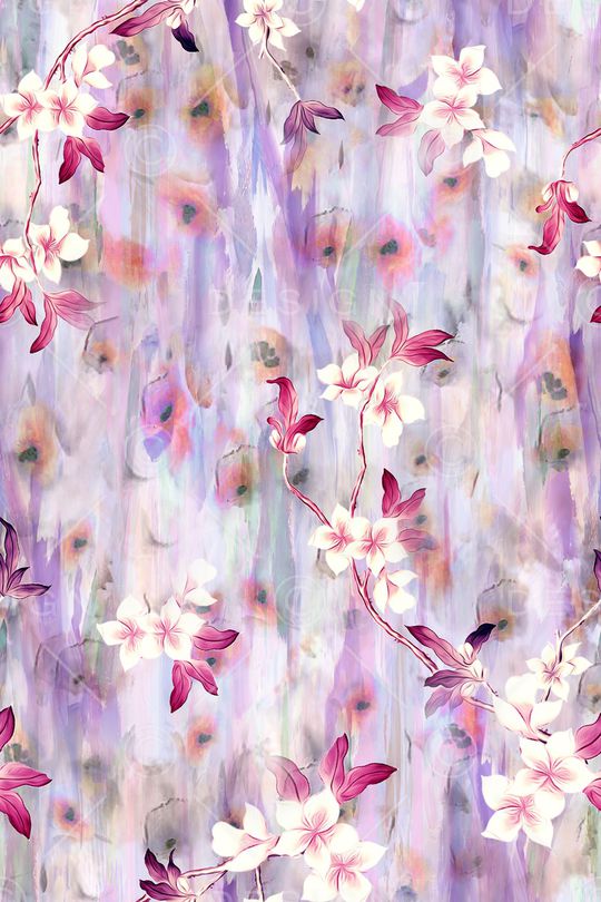 绿植树叶印花华亿平台图片