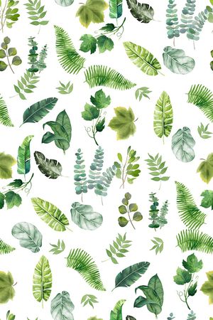 绿植树叶印花华亿平台图片