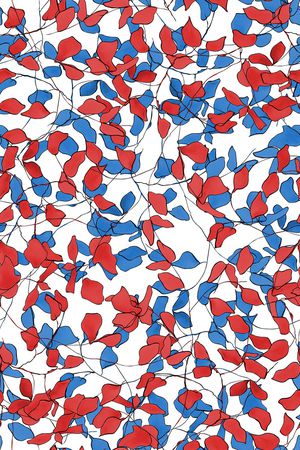 绿植树叶印花华亿平台图片