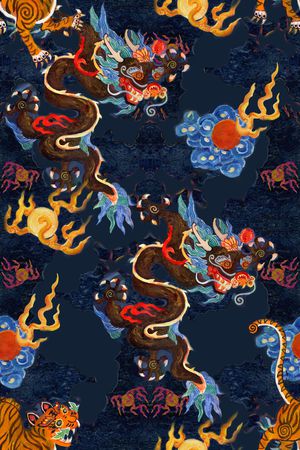 香云纱印花华亿平台图片